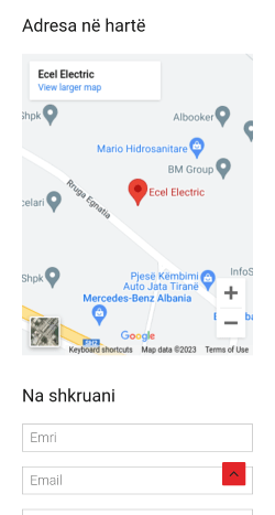 Foto della pagina da mobile