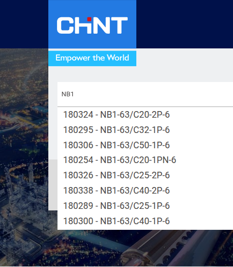 Shembull i një kërkimi për produkte