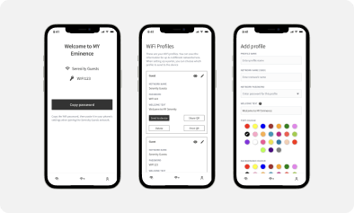 Home screen of YachtPorter's mobile app