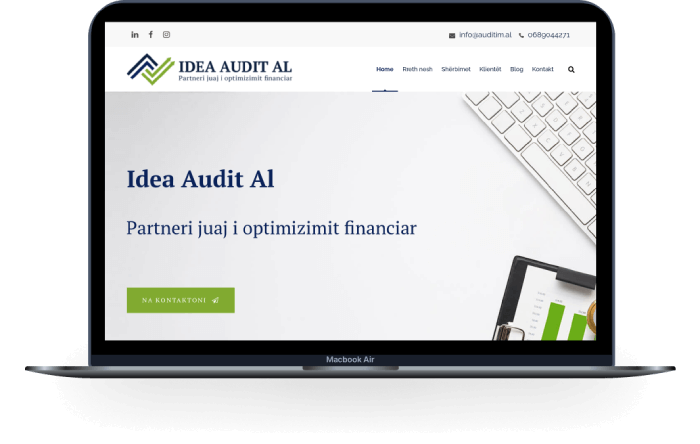 Idea Audit homepage