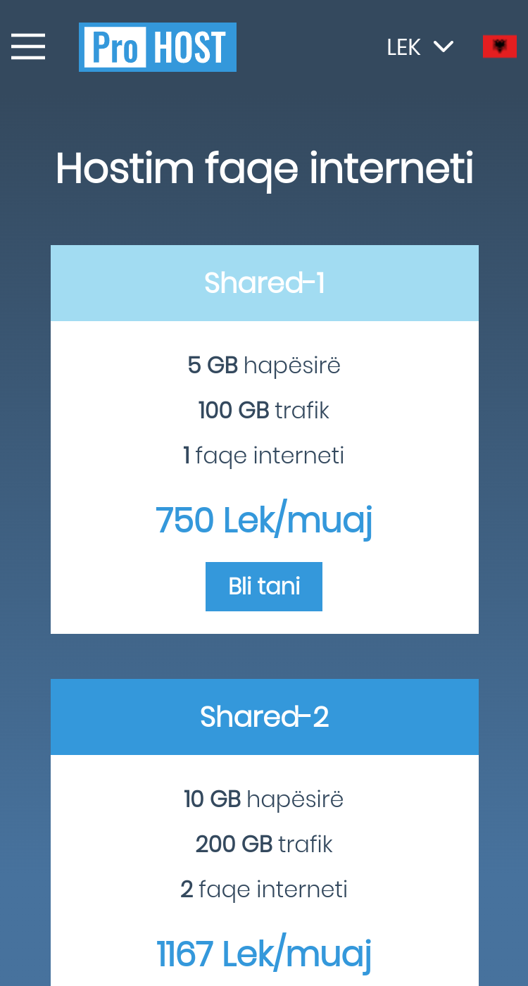 Photo of the homepage