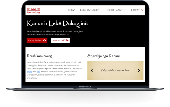 Homepage di Kanuni