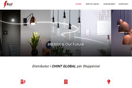 Homepage di Ecel Electric