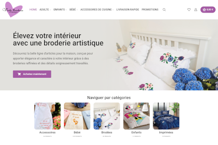 Homepage di Broderie Viola